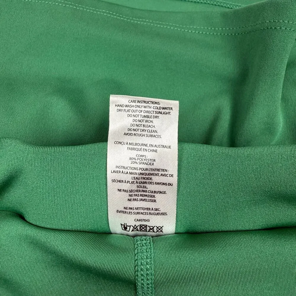 Wilo The Label Green Athletic Skirt Skort Pickleball Tennis Gym Workout Sz S